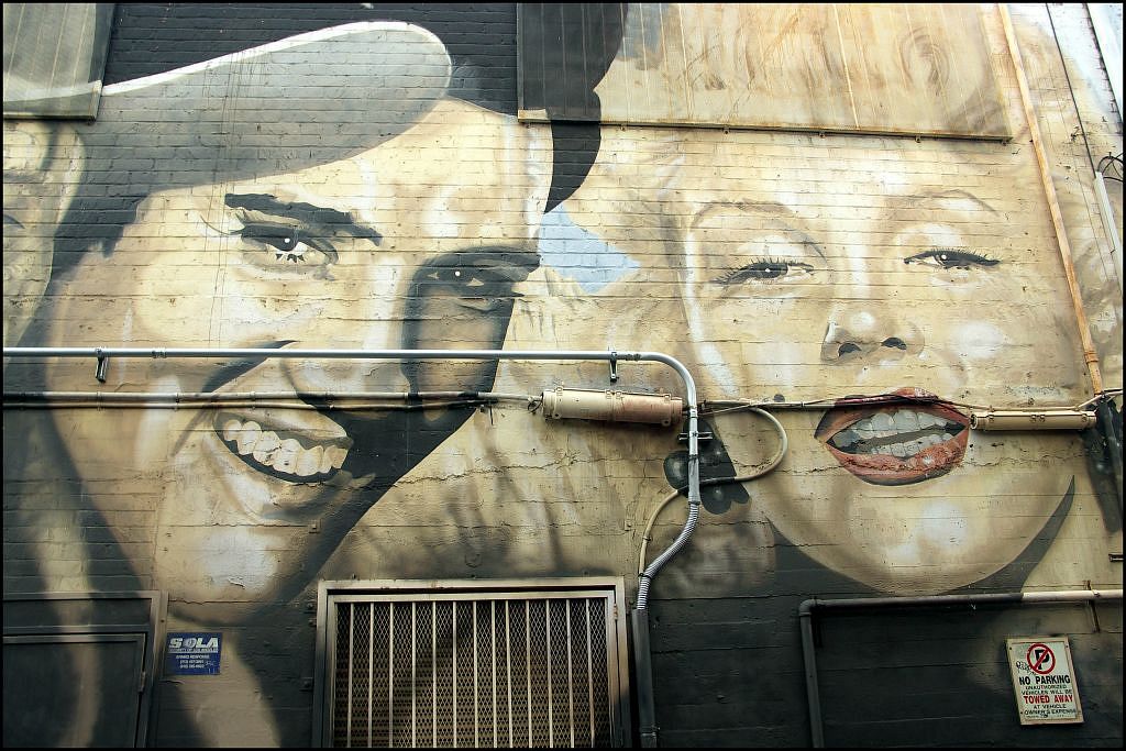 elvis presley and marilyn monroe hollywood wall murals